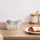 thumbnail image 4 of Picadora de alimentos manual Picadora de ajo Picadora de cebolla y verduras Fácil de manejar Picadora de ajo portátil Pequeño procesador de alimentos para chiles Frutas Cocina doméstica, 4 of 8