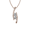 Rose Gold, variant on Cate & Chloe McKenna 18k White Gold Plated Pendant Necklace with Swarovski Crystals Gift for Women