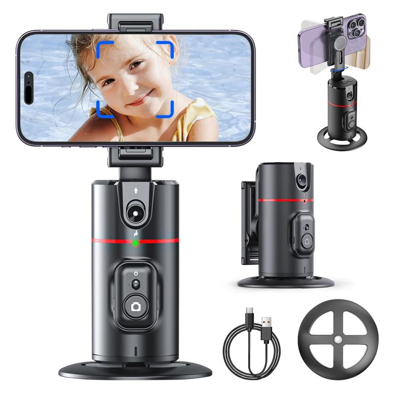 Stabilisateur Smartphone ATOM Isos M1 - Gimbal 3 Axes Avec Tracking IA - Pour Vlog, TikTok, YouTube - Avec Trépied Et Lumière - 9