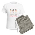 thumbnail image 5 of CafePress - Silent Night Pajamas - Women's Short Sleeve Print T-Shirt and Pants Light Cotton Pajama Set, 5 of 7