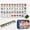 D, variant on American Mahjong 4 Layer Mahjong Tiles Set 160 Acrylic Mahjong Tiles Set American with Engraved Design Travel Mahjong Set with Carrying Bag for Game Night Gift (G)