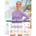 thumbnail image 6 of TRYSIL Womens Lightweight Hoodie UPF 50+ Sun Protection Long Sleeve Running Hiking Outdoor Shirts,Size(XS-2XL), 6 of 7