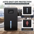 thumbnail image 2 of DARKIRON Dehumidifier for Home, 95 OZ Water Tank, (1000 sq.ft) Upgrade Dehumidifiers for Bathroom Bedroom Basement with Auto Shut Off,7 Colors LED Light (Black), 2 of 8
