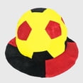 thumbnail image 2 of SRZYMJ Soccer Ball Hat Funny Soccer Shaped Hat Sport Event Hats Party Supplies Headgear Cap Sports Fans Gift Football Birthday Dress up, 2 of 3