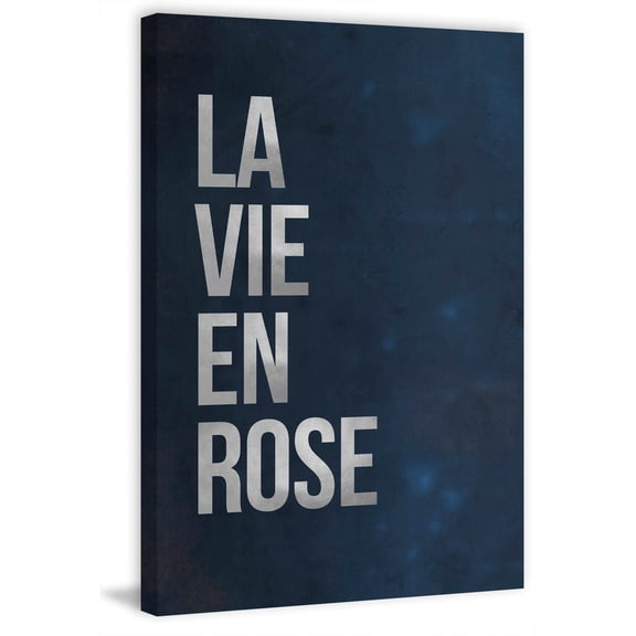 La Vie En Rose II Painting Print on Wrapped Canvas