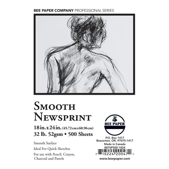 Royal & Langnickel - Bee Paper Company Smooth Newsprint Paper