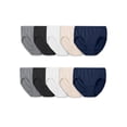 thumbnail image 5 of Fit for Me by Fruit of the Loom Women's Plus Size Cotton Brief Panties, Soft Comfort Waistband, Full Coverage, Multipacks, Sizes 1X–5X, 5 of 6