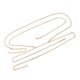 thumbnail image 1 of Cadena del cuerpo de las mujeres Joyas Bikini cinturo Cristal Cadena del vientre Oro Hugo collar de cadena del cuerpo, 1 of 7