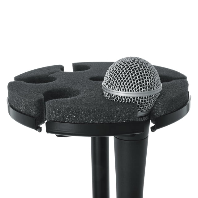 Adaptador de soporte de micrófono Gator Frameworks GFW-MIC-6TRAY para 6 micrófonos