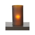 thumbnail image 2 of Meyda Tiffany 114025 3" W X 6" H Cylinder Frosted Amber Replacement Shade - Amber Satin, 2 of 3