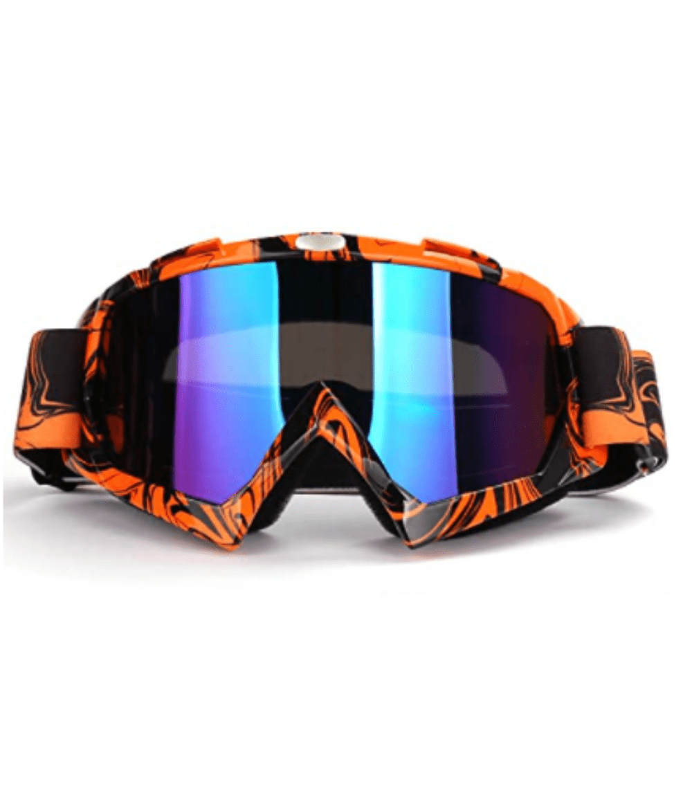Motorcycle Goggles Motocross Goggles Outdoor Sports Resistant Wrap Riding Protective Safety Off-Road Goggles Over Glasses 