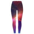 thumbnail image 5 of Vibrex Fashion Fashion Women Printed Span Ladies High Waist Trousers Yoga Pants Long Pants_Orange_XXXL, 5 of 5