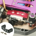 thumbnail image 4 of 1/14 Metal Upgrade Steering Servo Fixed Mount Bracket for 144001 144002 124016 124017 124018 124019 RC Car Truck Titanium, 4 of 5