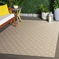 thumbnail image 2 of SAFAVIEH Terrace Kelleh Geometric Indoor/Outdoor Area Rug, Beige/Ivory, 4' x 6', 2 of 16