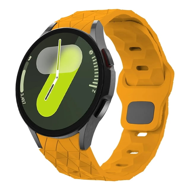 Correa de Silicona con Diseño Diamante para Galaxy Watch 7/6/5/4 Fe, Unisex, Resistente al Agua, Estilo Deportivo