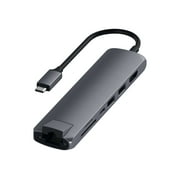 Satechi USB-C Slim Multi-Port with Ethernet Adapter - Docking station - USB-C - HDMI - GigE