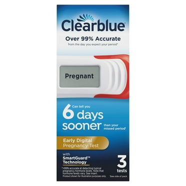 Clearblue Early Digital Pregnancy Test, 3 Tests