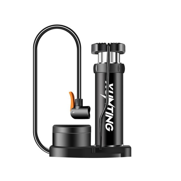 Soidarity Bomba de aire para bicicleta, inflador de rueda de neumático plegable para bicicletas de montaña, Mini portátil, pelotas de fútbol de Bicicletas eléctricas Tipo 1 Soidarity OD028316-01B