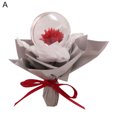 thumbnail image 1 of Torkade blommor simulerade portabla plast mini torkade blommor bukett bollar DIY leksaker Red, 1 of 5
