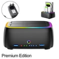 thumbnail image 1 of Dual Bay Hard Drive Station With USB3.0 5Gbps For 2.5 3.5 HDD SSD Enclosure Clone Card TF SD Offline Adapter Suitable For Data Storage And Transfer In Home Office Environments, 1 of 8