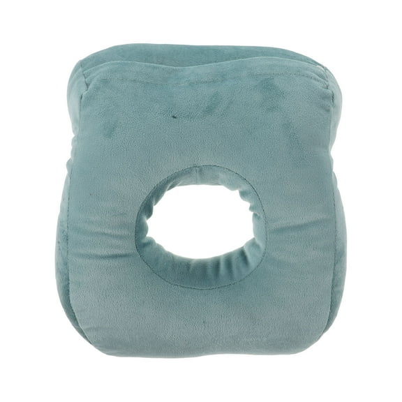COMPUKAS Arm Hole Pillow Memory Foam Sky-blue Support for Sleeping Wedge Design 1Pcs