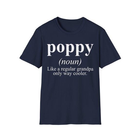 Poppy Grandpa Fathers Day Definition Shirt, Gifts, Tshirt, Tee