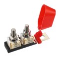 thumbnail image 1 of Kit de bloque de fusibles de terminal MRBF de 40 A, pernos dobles, voltaje máximo de 58 V para coche, barco marino, caravana, plástico, negro, 1 juego, 1 of 1