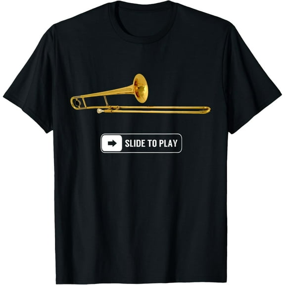 Funny Trombonist Slide to Play Trombone T Shirt