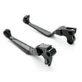 thumbnail image 2 of Krator Black Brake / Clutch Skull Hand Levers Compatible with Harley Davidson (1996-2012) Billet Aluminum Black Brake and Clutch Skull Hand Grips Levers Left and Right One Pair Motorcycle, 2 of 4