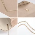 thumbnail image 6 of ZHUYING Women's Velvet Clutch Purse Removable Shoulder Bag Elegant Evening Handbag, 6 of 7