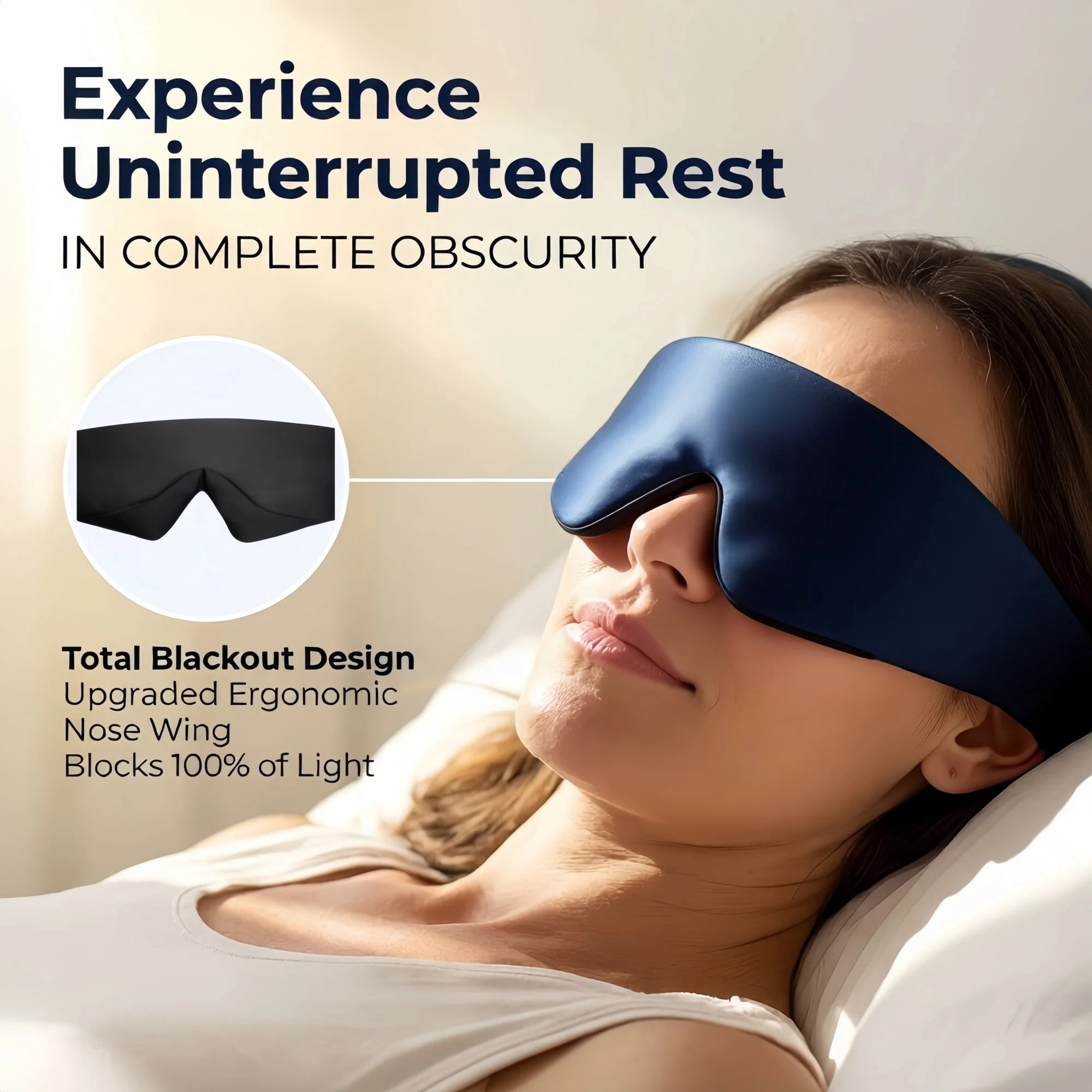 FACEMOON Bluetooth Earphones Sleeping Headband Elastic Wireless Headphones with Music Eye Mask Comfort