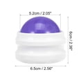 thumbnail image 2 of Manual Massage Roller Ball Body Massage Tool Stress Ease Polypropylene Artificial Resin White Purple, 2 of 7