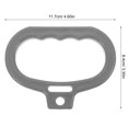 thumbnail image 2 of CATIEBYE Lightweight Garbage Ring Trash Can Parts Grey Plastic 1Pcs, 2 of 7