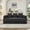 Black, variant on MAYEERTY 78.8" Blue Chenille Convertible Floor Sofa Bed, No Assembly Modular Couch with Pillows for Living Room Studio