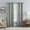 GRAY, variant on Eclipse Carter Draftstopper Room Darkening Grommet Curtain Panels, Set of 2, Charcoal, 37 x 84