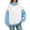 Light Blue, variant on Women's Neck Sweatshirts,Oversized Turtleneck Long Sleeve Pullover Tops Fall Trendy Soft Sweatshirt Sweatshirts for Women Casual Daily Wear