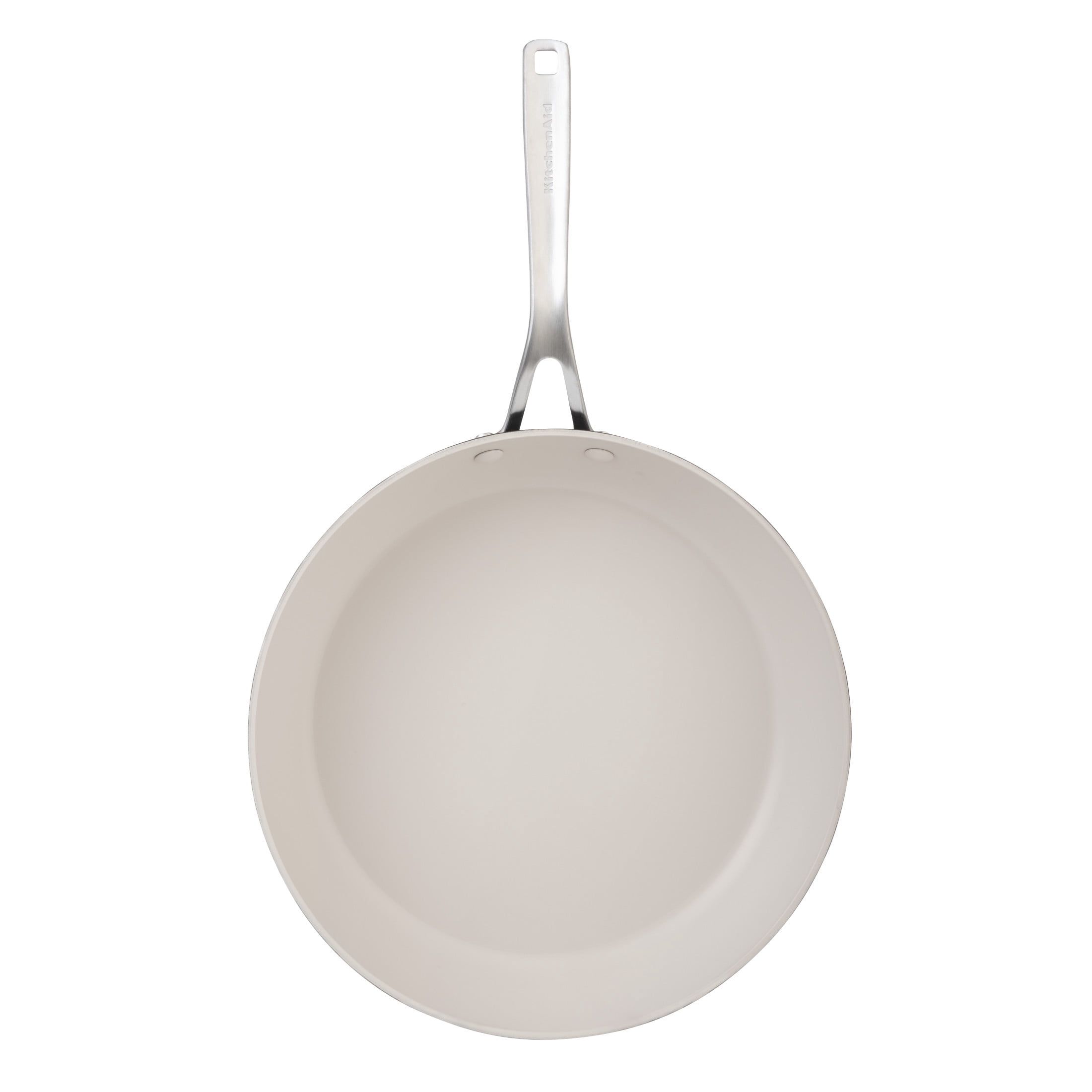 KitchenAid Ceramic Forged 12 Inch Nonstick Frying Pan, Dishwasher Safe and Oven Safe to 500°F, Onyx Black