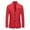 Red, variant on AOOCHASLIY Fall Clothes Men's Suit One Button Suit Formal Dress Performance Suit Fitted Long Sleeved Lapel Suit Blazer