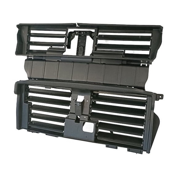 Radiator Grille Air Intake Shutter Assembly - Compatible with 2019 - 2023 Ford Edge (without Adaptive Cruise Control) 2020 2021 2022