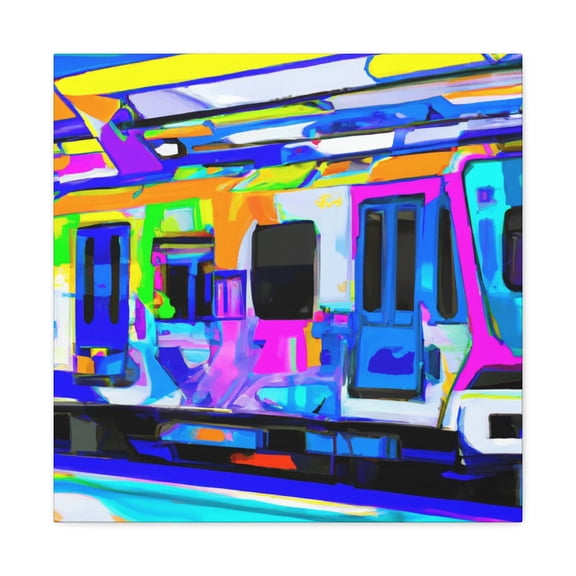 Subway to Sunrise Fauve - Canvas