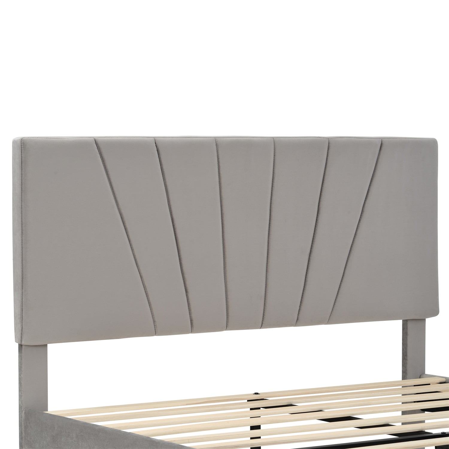 Kadyn Platform Storage Bed with Drawers, Queen Bed Frame with Headboard, Upholstered Platform Bed, No Box Spring Needed, Gray&Queen Kadyn Platform Storage Bed with Drawers, Queen Bed Frame with Headboard, Upholstered Platform Bed, No Box Spring Needed, Gray&Queen