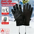 thumbnail image 6 of Euaioeiu Heated Gloves for Men and Women, USB Rechargeable Winter Gloves with Touchscreen, Waterproof Windproof Thermal Mittens for Skiing, Hiking, Cycling, and Cold Weather Outdoor Activities, 6 of 8