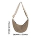 thumbnail image 3 of Bolsa de bola de masa Bolsa de pecho Correa ajustable Pana Color sólido Bolsa de compras casual, 3 of 8