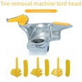 thumbnail image 4 of Herramienta de desmontaje de neumáticos, pelador de neumáticos de alta resistencia y duradero, pelador de neumáticos con cabeza de pájaro, pelador de neumáticos de 30 mm + 3 juegos de almohadillas, 4 of 5