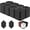Black- 8 Pack, variant on Bed Risers Heavy Duty, Adjustable Furniture Riser Blocks Lift 1.5, 3, 4.3 inches for Couch Table Desk Sofa Chair Legs, Refrigerator, Washing Machine - Support up to 4000 lbs (Brown 4 Pack, 1.5 inch)