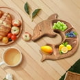 thumbnail image 4 of HHGBAD Elegant Wooden Charcuterie Platter, Versatile Four Compartment Snack Tray, Decorative Serving Board for Cheese and Appetizers, Ideal for Parties and Gatherings, 4 of 6