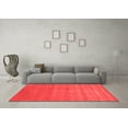 thumbnail image 3 of Ahgly Company Indoor Rectangle Abstract Red Contemporary Area Rugs, 7' x 10', 3 of 4