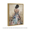 thumbnail image 2 of Dress in Spring Bloom Canvas Inspiring Women Protraits by Art Remedy, Gold Frame, 16" x 24", 2 of 8