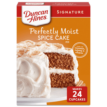 Pack of 2 Duncan Hines Signature Perfectly Moist Spice Cake Mix, 15.25 oz