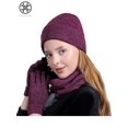 thumbnail image 4 of Luxtrada 3 Piece Winter Beanie Hat Touchscreen Gloves Scarf Warm Set for Men Women, 4 of 7